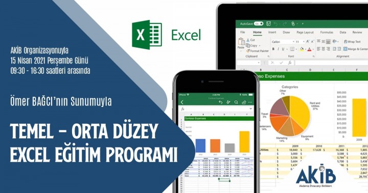 Temel - Orta Düzey Excel Eğitim Programı, 15 Nisan 2021