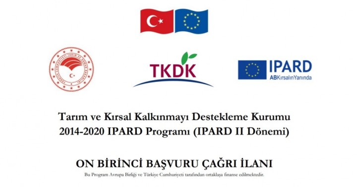 TKDK IPARD II Programı On Birinci Başvuru Çağrı İlanı