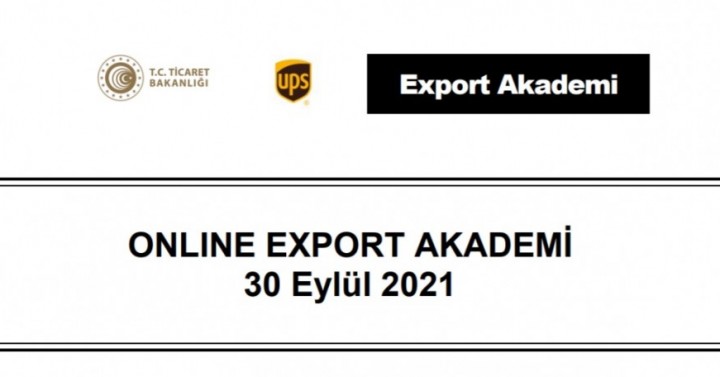 Online Export Akademi, 30 Eylül 2021, 09:30 (Çevrimiçi)