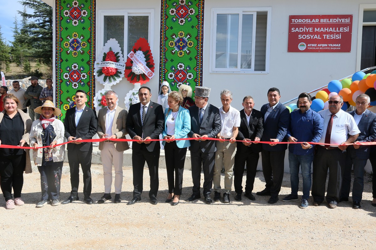 Sadiye Köyü Sosyal Tesisi törenle açıldı 